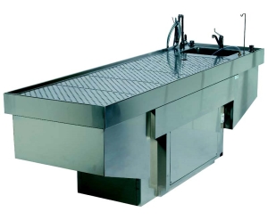 MESA DE AUTOPSIA ELEVABLE CON ASPIRADO 